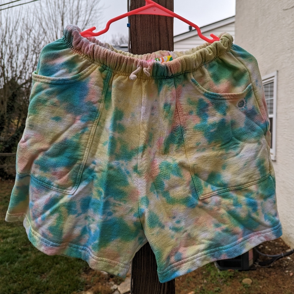 Big Bud Press Easter Egg Pastel Tie Dye Sweatshorts